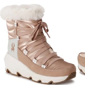 SPYDER Camden Faux Fur Trim Waterproof Insulated Boot. Worn once!!